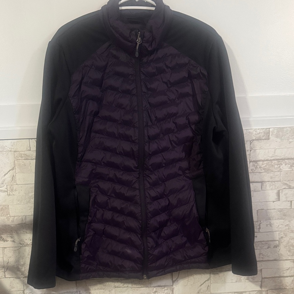 5 for $30 32 Degrees Women's Black and Dark Purple Puffer Jacket